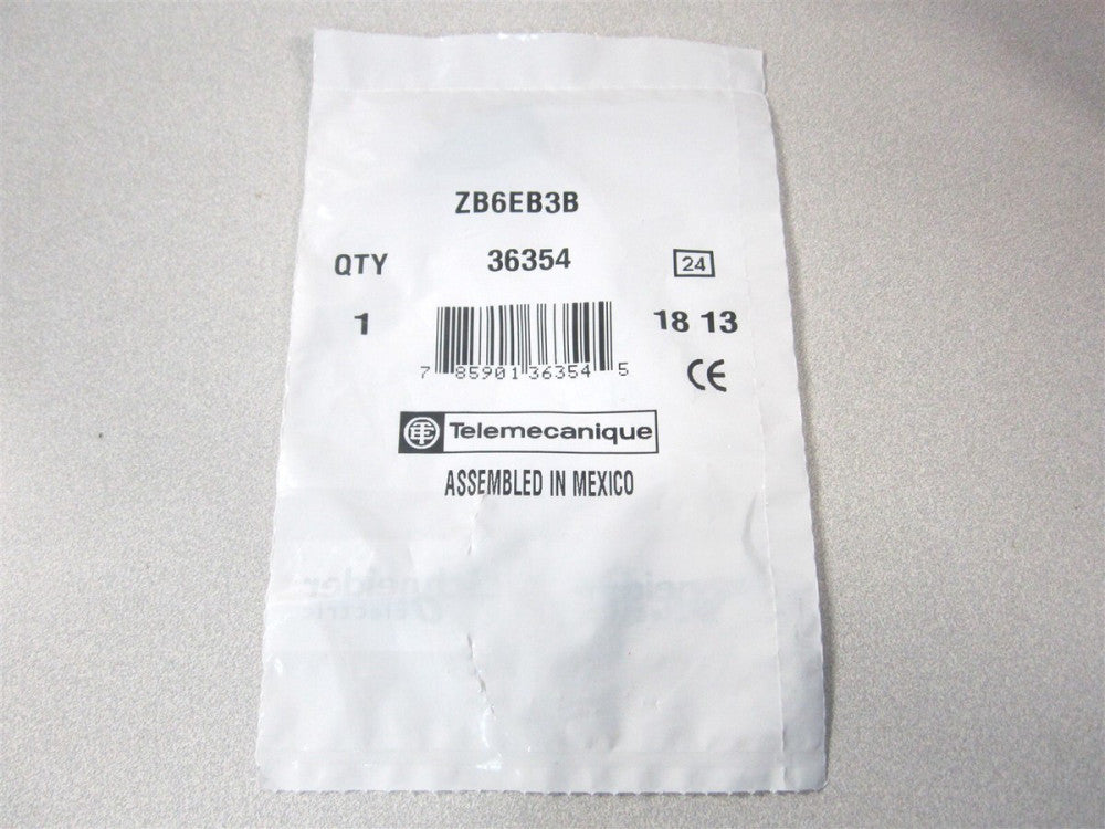 Schneider Electric (ZB6EB3B) 12-24 VAC Green Lens LED Indicating Light 