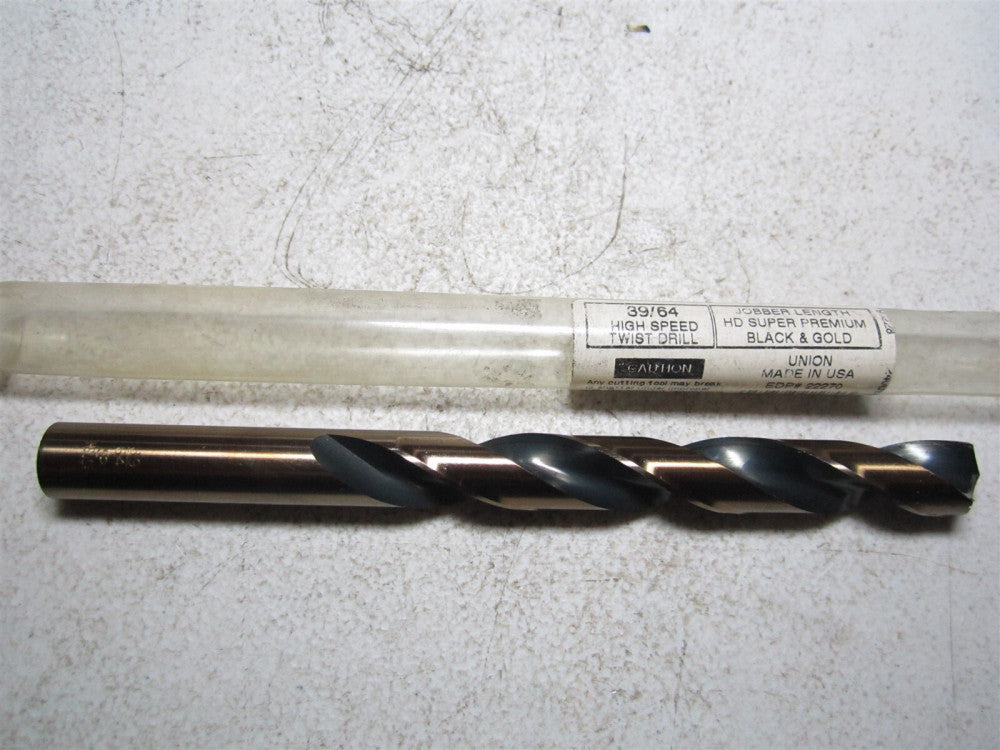 Norseman / CTD (22270) 39/64" 135 ̊ Split Point HSS Jobber Length Drill
