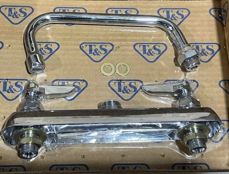 B-1100 3-1/2" Deck Mount Workboard Faucet w/ 6" Swing Spout Nos Surplus