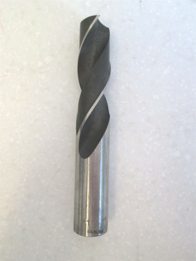 (10210061) 61/64" x 3-7/8" x 5-7/8" OAL HSS Screw Machine Length Drill Bit 