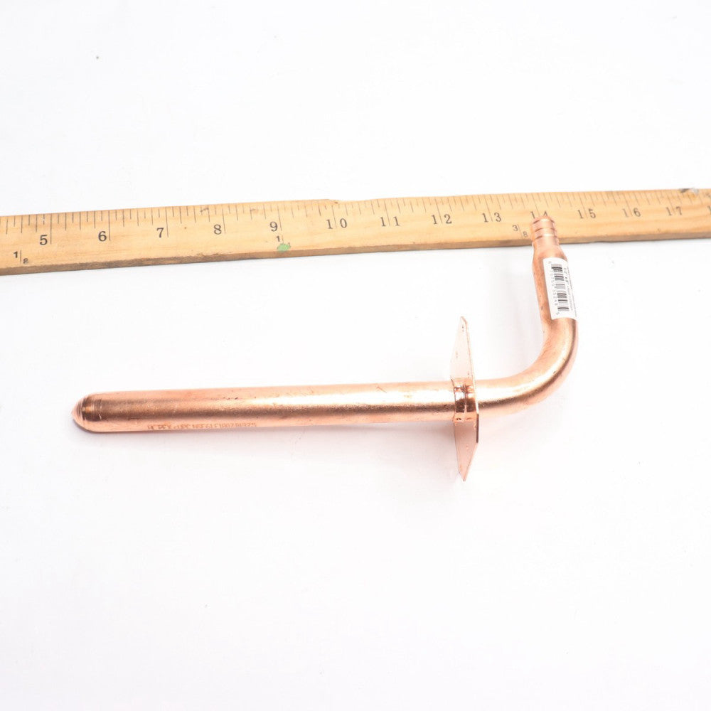 Apollo 8 in. x 1/2 in. Copper PEX-B Barb Stub-Out 90-Degree Elbow with Flange