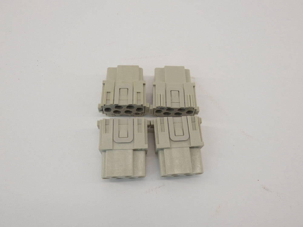 *Lot of 4* ILME CX 06 CF 6 Pin Female Connector Insert 16A - NEW Surplus!