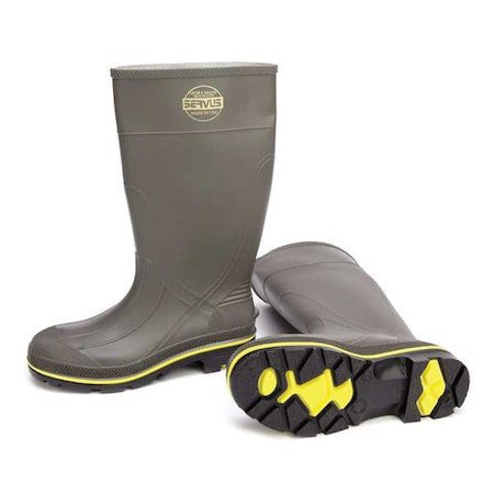 Honeywell Servus 75101/13 Men's Servus Pro(R) Rubber Boot, Steel Toe, 15"