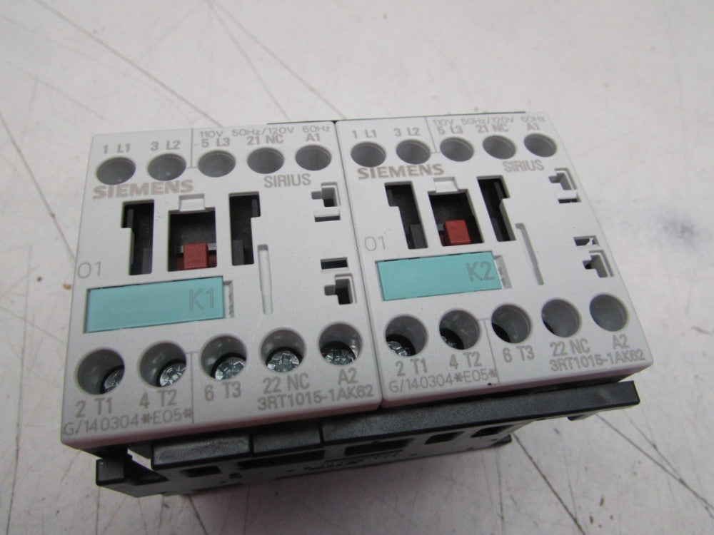 SIEMENS 3RA1315-8XB30-1AK6 REVERSING CONTACTOR 110/120V XLNT USED CONDITION !!