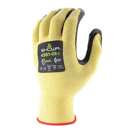 Showa 4561Xl-09-V Knit Gloves, Cut Level A4 ,Dipped ,Nitrile ,Grip ,Xl 1 Pr