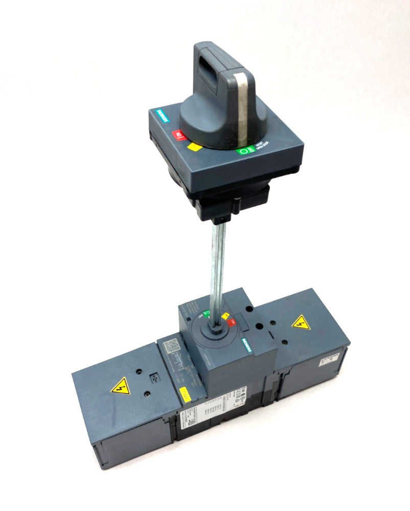 Siemens 3VA5150-6ED31-0AA0 Circuit Breaker w/ 3VA9137-0FK31 Rotary Operator