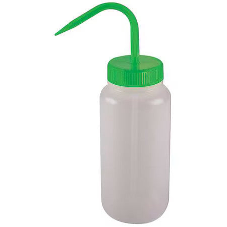 Zoro Select 6Fau3 Wash Bottle,Standard Spout,32 Oz.,Green (Formerly Lab Safety