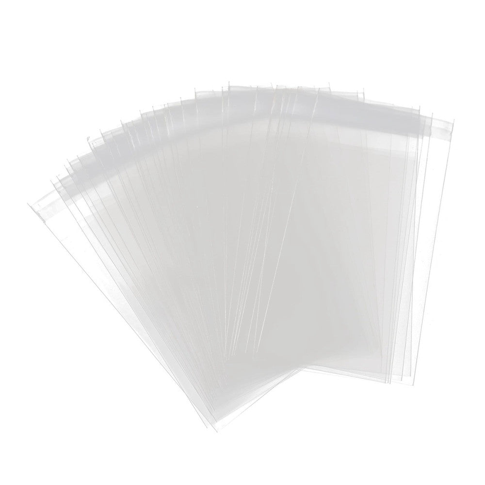 200 Pcs 5x7 Inches Clear Resealable Cello/Cellophane Treat Bags Good for Past...