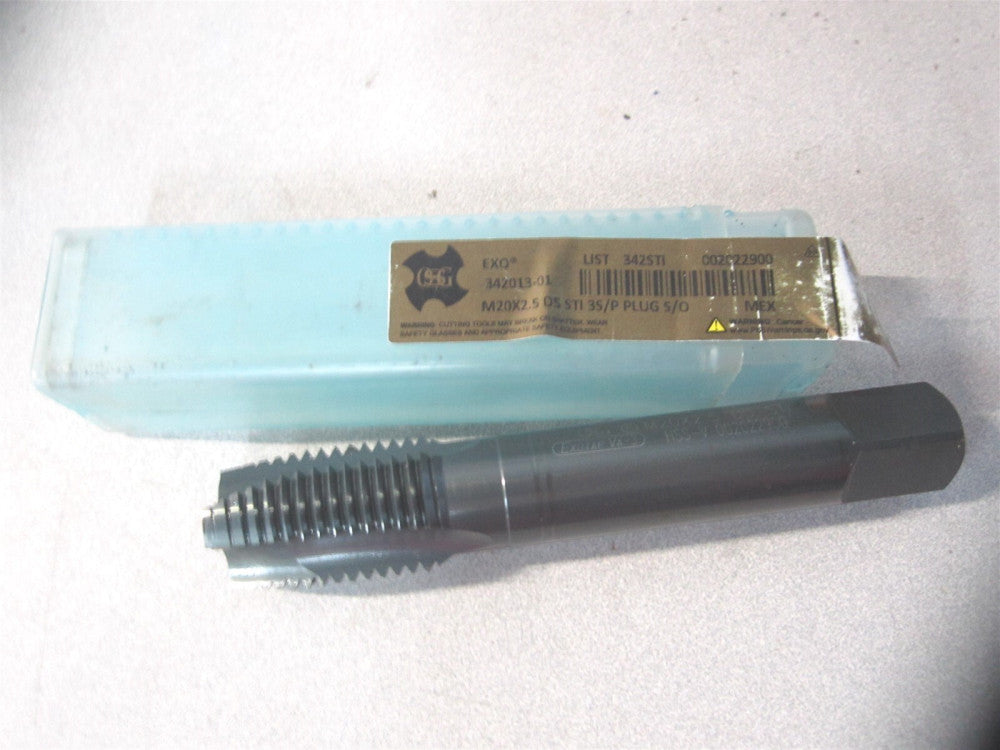 OSG 34201201 M18 x 2.5 2" x 4-1/4" OAL High Speed Steel 3Fl Spiral Point STI Tap