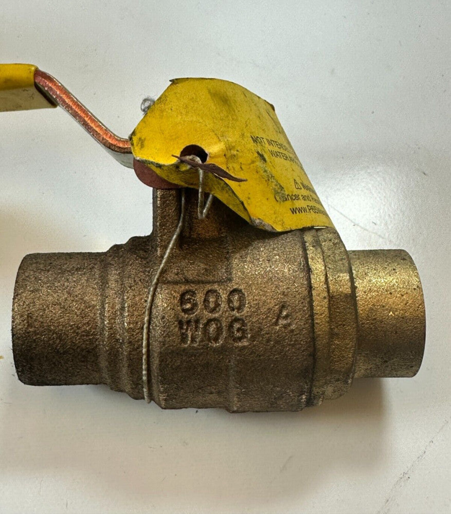 Milwaukee Valve BA150S A 34 3/4" Full Port Sweat 600 WOG - 1 Box of 6pcs NEW