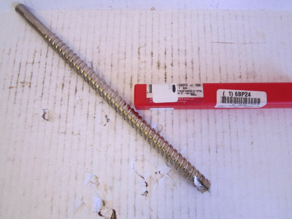 Cle-Line (C20974) 5/8" x 1/2" x 12"OAL Carbide Tip Masonry Drill Bit 