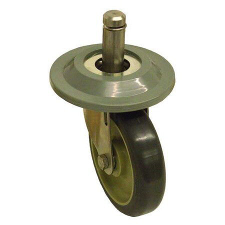 Zoro Select P12sx-Up050d-Sg6-Jpb2 Stem Caster,325 Lb. Ld Rating,Gray Wheel
