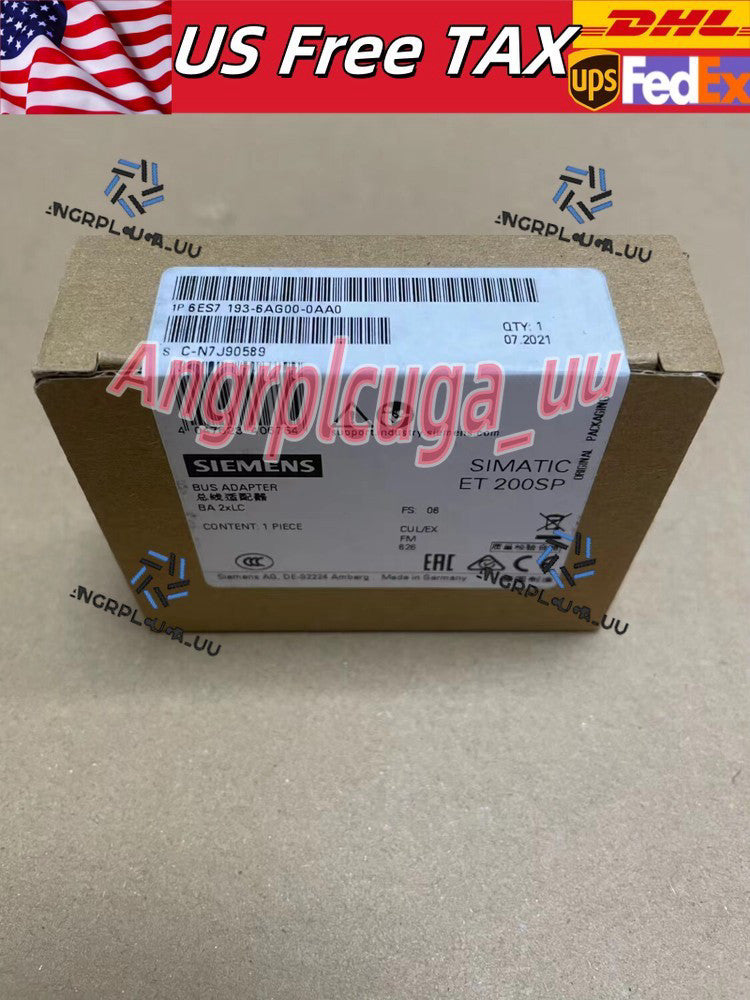 New Siemens 6ES7193-6AG00-0AA0 6ES71936AG000AA0 SIMATIC bus adapter BA 2xLC