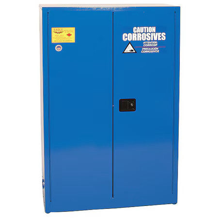 Eagle Mfg Cra4510x Hazardous Material Storage Cabinet, 45 Gal, 2 Shelves,
