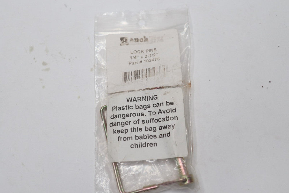 Ranch Square Locking Pin 1/4" Pin Dia. x 2-1/2" L 102475