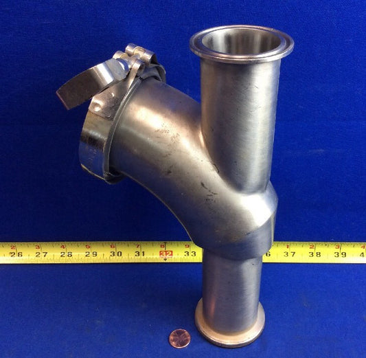 2" Y-BODY SANITARY BALL CHECK VALVE
