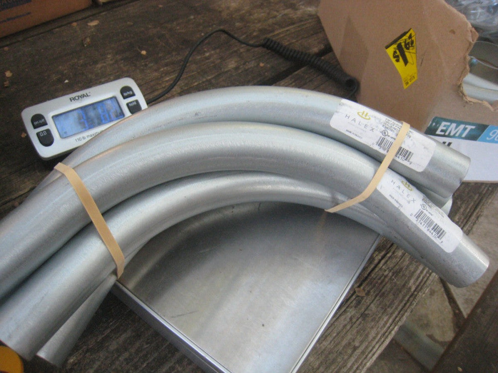 5 yes 5-- Halex 1 In. Thinwall Tubular EMT Elbow 64410 Halex 64410 051411644109