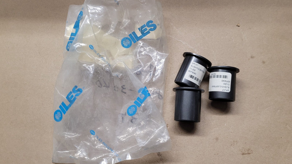 Lot of 3 Oiles 80F3040 Nylon Flanged Bushings / Linear Bearings 1-3/16" ID