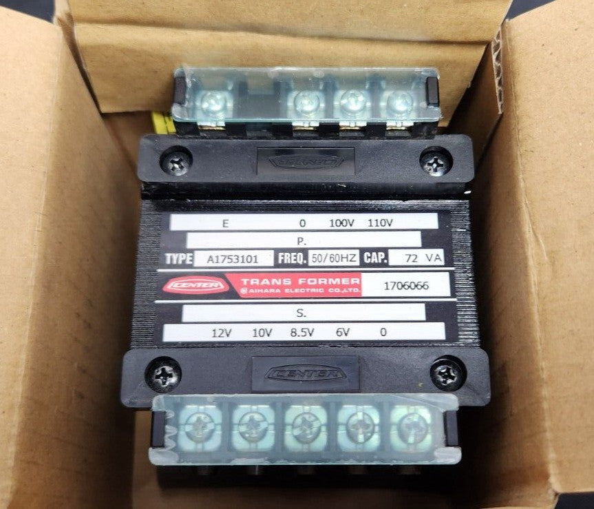 Aihara Electric Transformer 72VA 200 VA 100/110V 12V 10V 8.5V 6V #A1753101 NEW