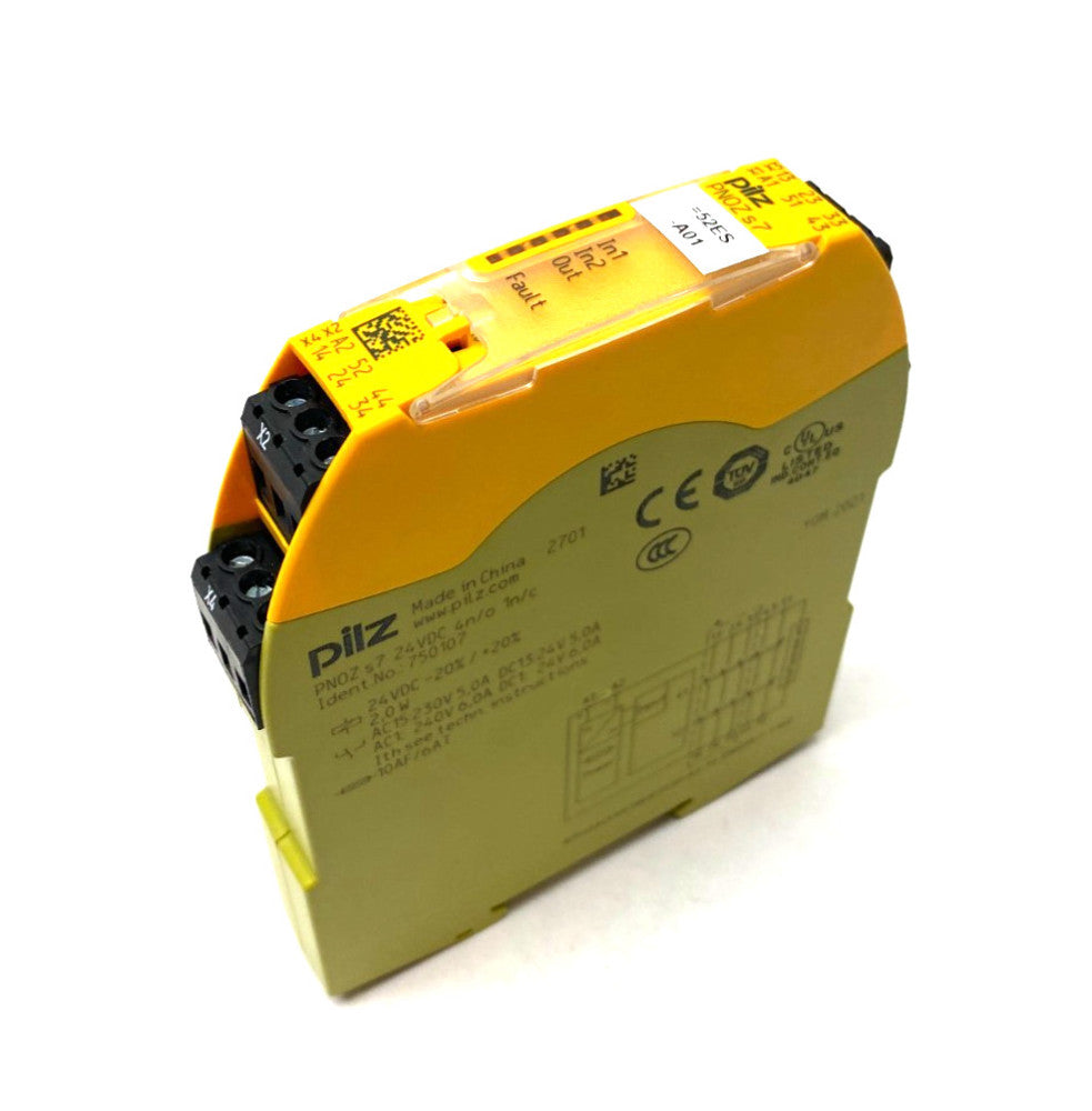 Pilz PNOZ s7 24VDC 4n/o 1n/c sigma Contact Expansion Safety Relay Module 750107