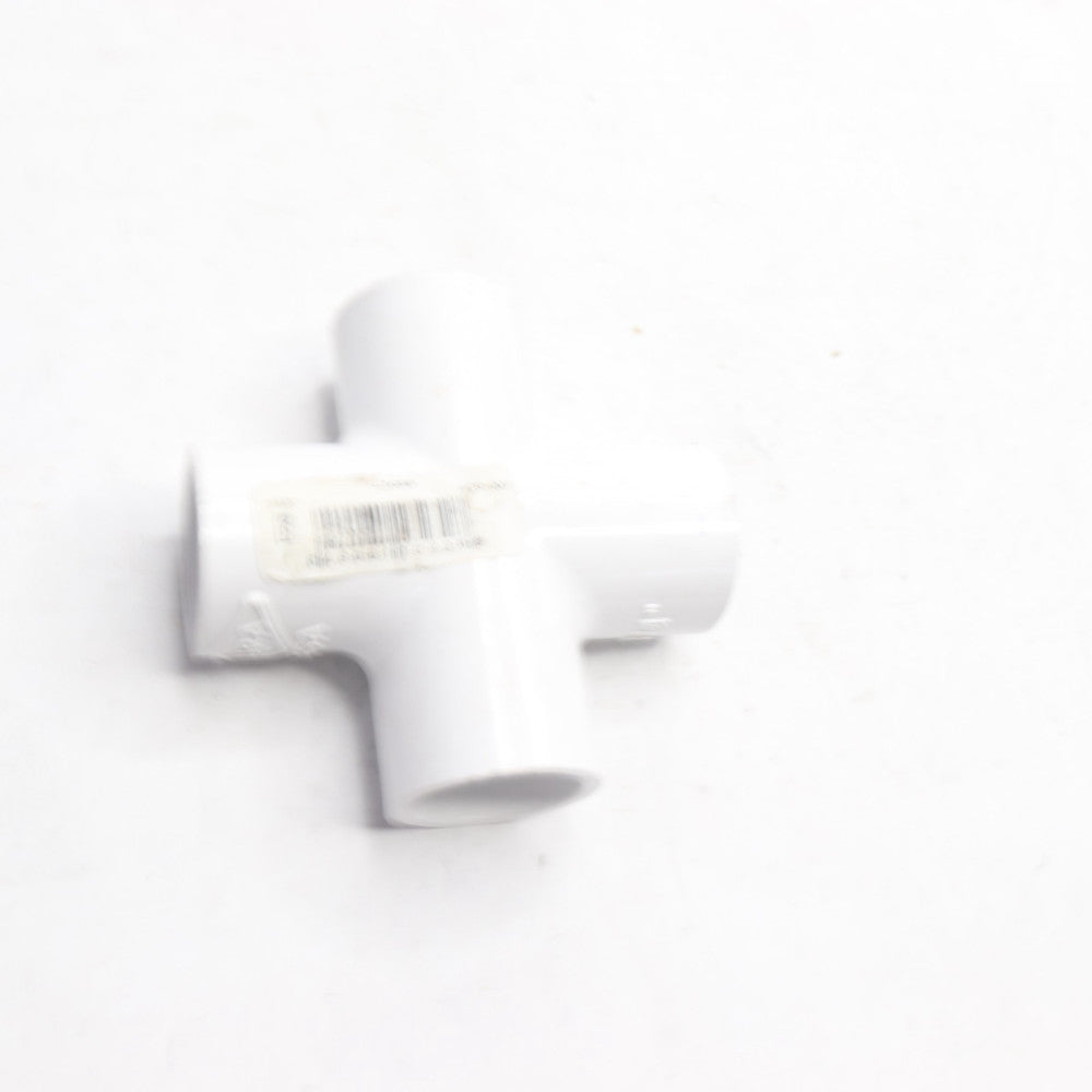 Dura Plastic Products Cross Fitting PVC White 3/4" Slip x Slip x Slip C420-007