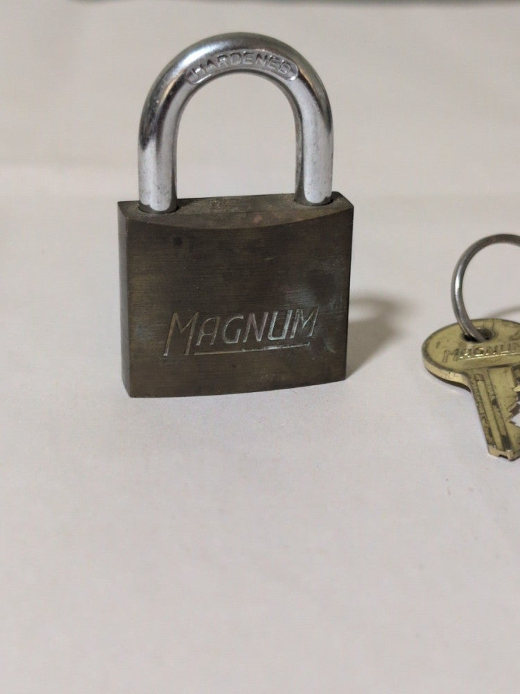 Magnum Master Lock #  240 Metal/ Brass?