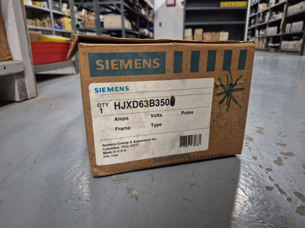 HJXD63B350 - Siemens Bolt-On 600V 350A 65kA@480V LOAD SIDE LUGS ONLY