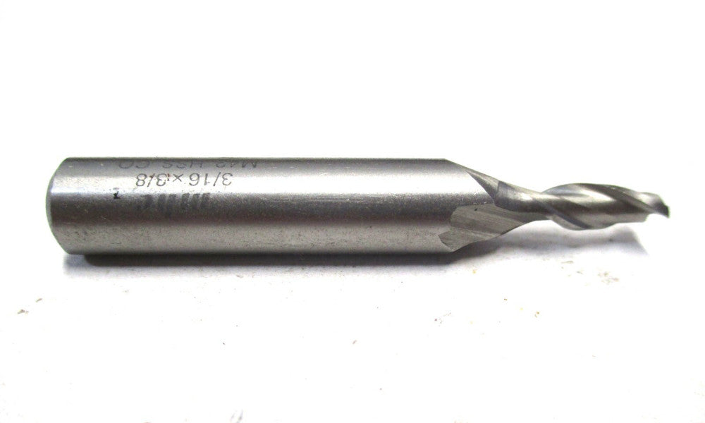 NEW 3/16" x 3/8" x 15/16" x 2-5/16" 2-Flute SE M42 HSSCo End Mill