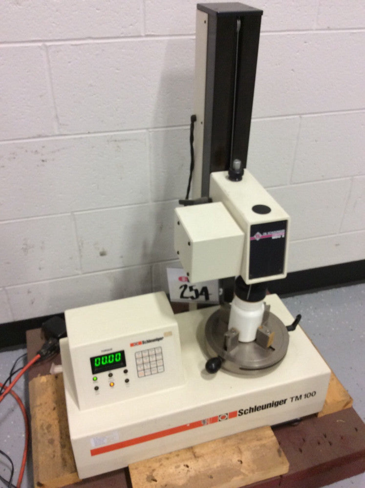 Dr. Schleuniger TM100 BOTTLE CAP TORQUE TESTER w/ MDU-2 MOTORIZED DRIVE UNIT