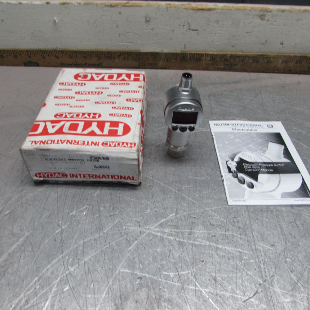 NEW! Hydac EDS-3476-3-6000-404, Electronic Pressure Switch, 6000psi, MAKE OFFER!