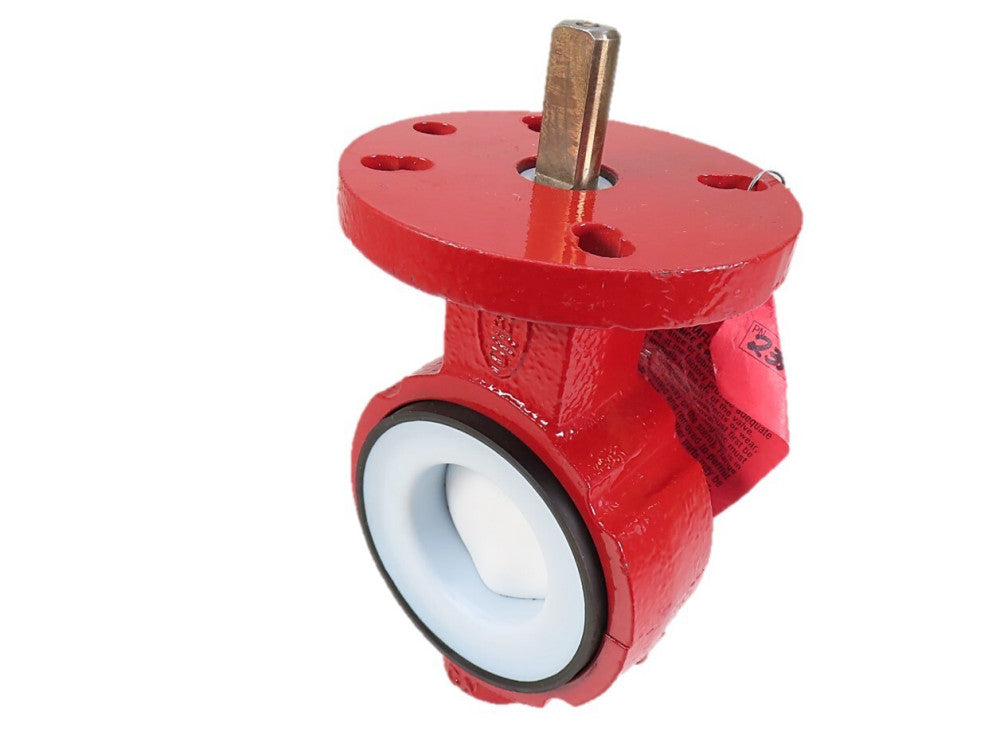 Ultraflo  02399722F650-PC  2in Bare Stem Butterfly Valve Cast Iron  NEW NO BOX