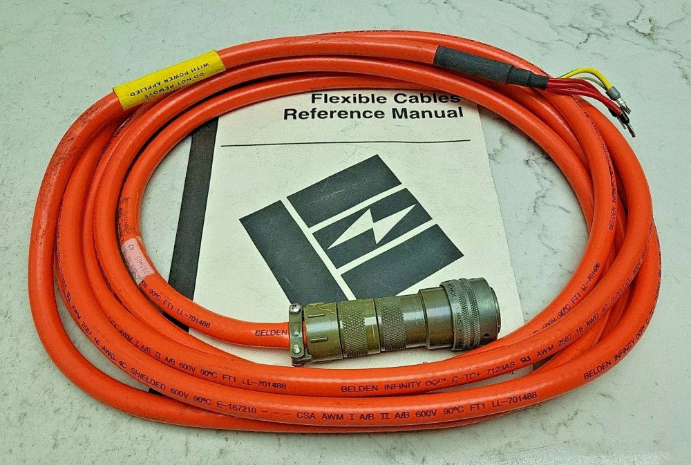 Emerson CMDF-A-015 Belden Infinity Servo Motor Cable 15' ft 6-37885-002