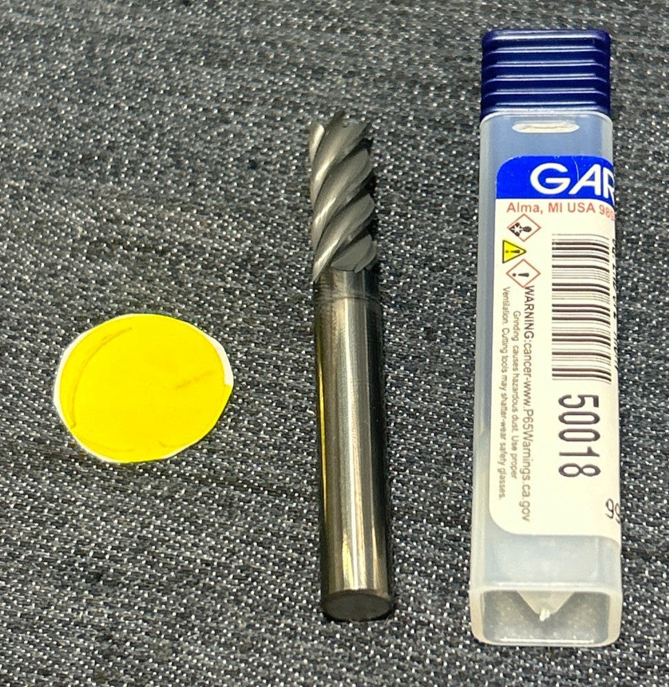 GARR V5 CENTER CUTTING HIGH PERFORMANCE END MILL 50018