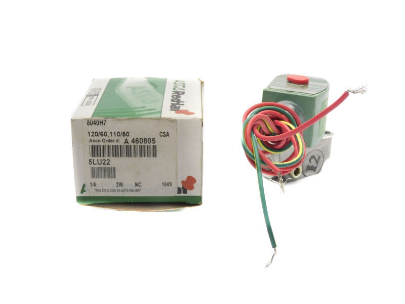 ASCO 8040H7 110/120V 1/4" NSMP