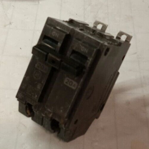 GENERAL ELECTRIC 20 AMP 2 POLE BOLT-ON CIRCUIT BREAKER 240 VAC THQB220