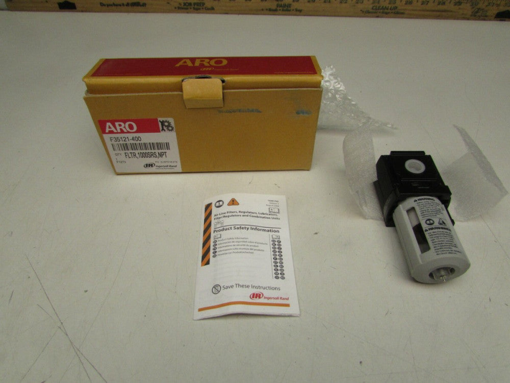 ARO F35121-400 ,PNEUMATIC FILTER , 150psi, 1/4in Npt, NEW IN BOX!!  MAKE OFFER!
