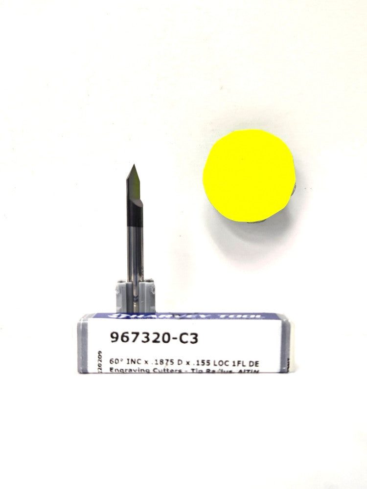 HARVEY TOOL*967320-C3* ENGRAVING CUTTING*TIP RADIUS