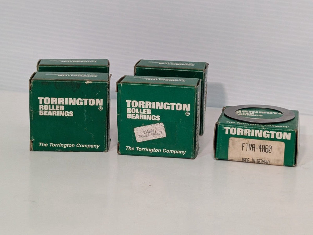 Lot of 5: Torrington Roller Bearings FTRA-4060 Steel Thrust Washers, 0320041