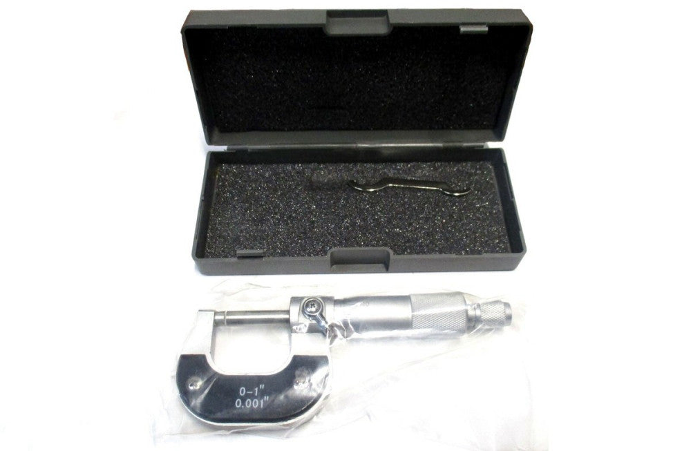 NEW (601-0001) 0" - 1" Range .001" Graduation Mechanical Outside Micrometer