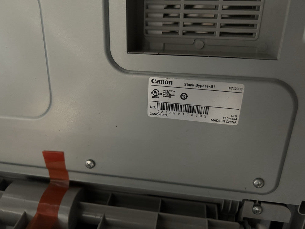 NEW Canon Stack Bypass B1 Alignment Tray F712003 (21) QVT18302, CHI, FLO-4494