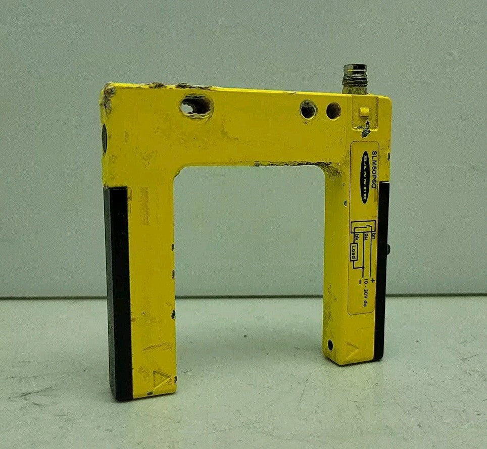 Banner SLM50P6Q Photoelectric Slot Sensor Switch 10-30 Vdc