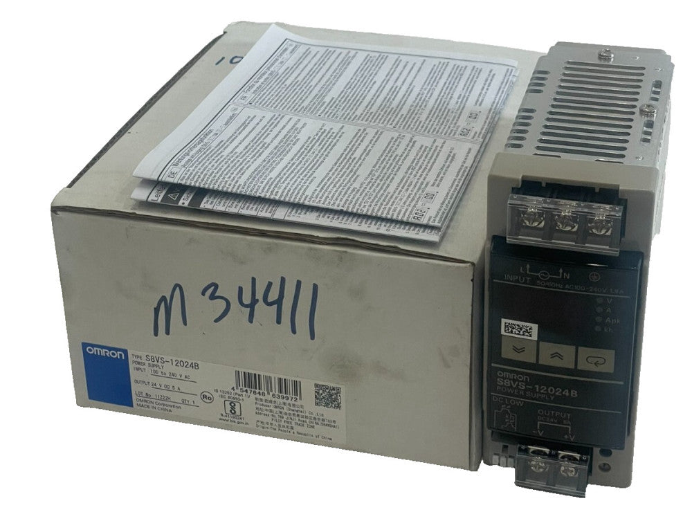NEW OMRON S8VS-12024B POWER SUPPLY S8VS12024B