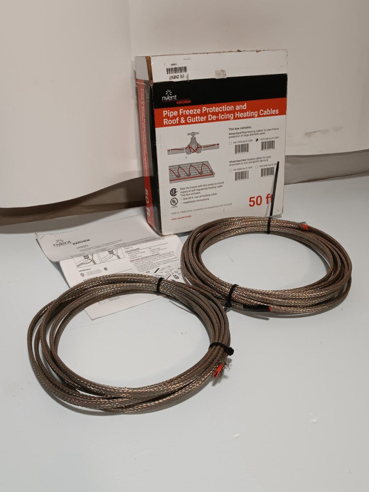 nVent RAYCHEM H621050 WinterGard Plus heating cable ~40ft 6W/ft 240V as shown