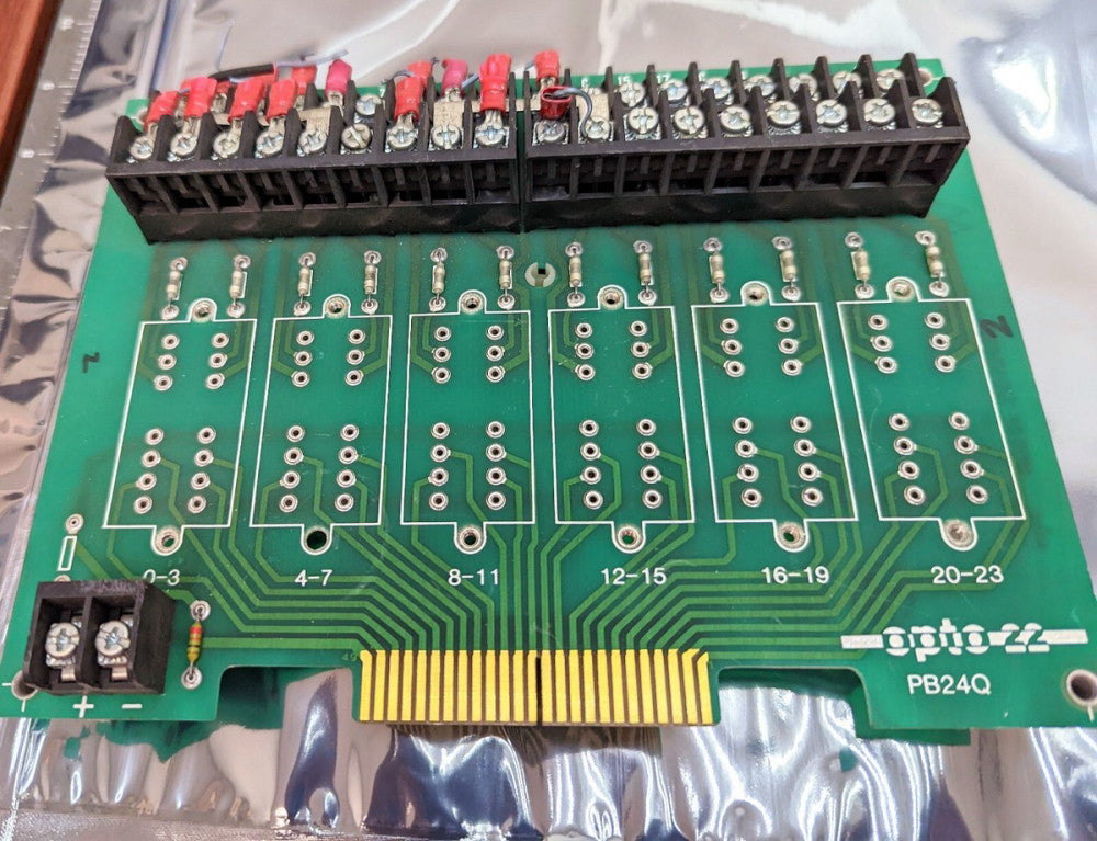 Opto 22 6-SLOT PB24Q BOARD Quad Pak 6-module Position Rack [A4B2]