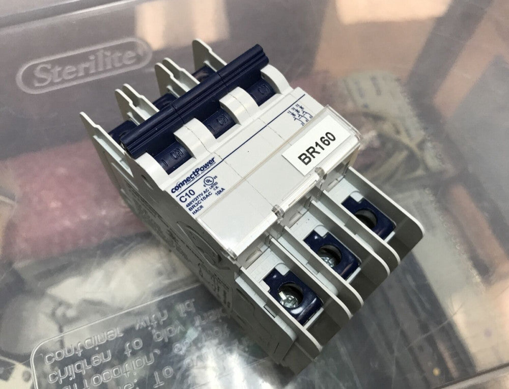 Connect Power BR3C10AC UL489-Molded Case Circuit Breaker 3-Pole