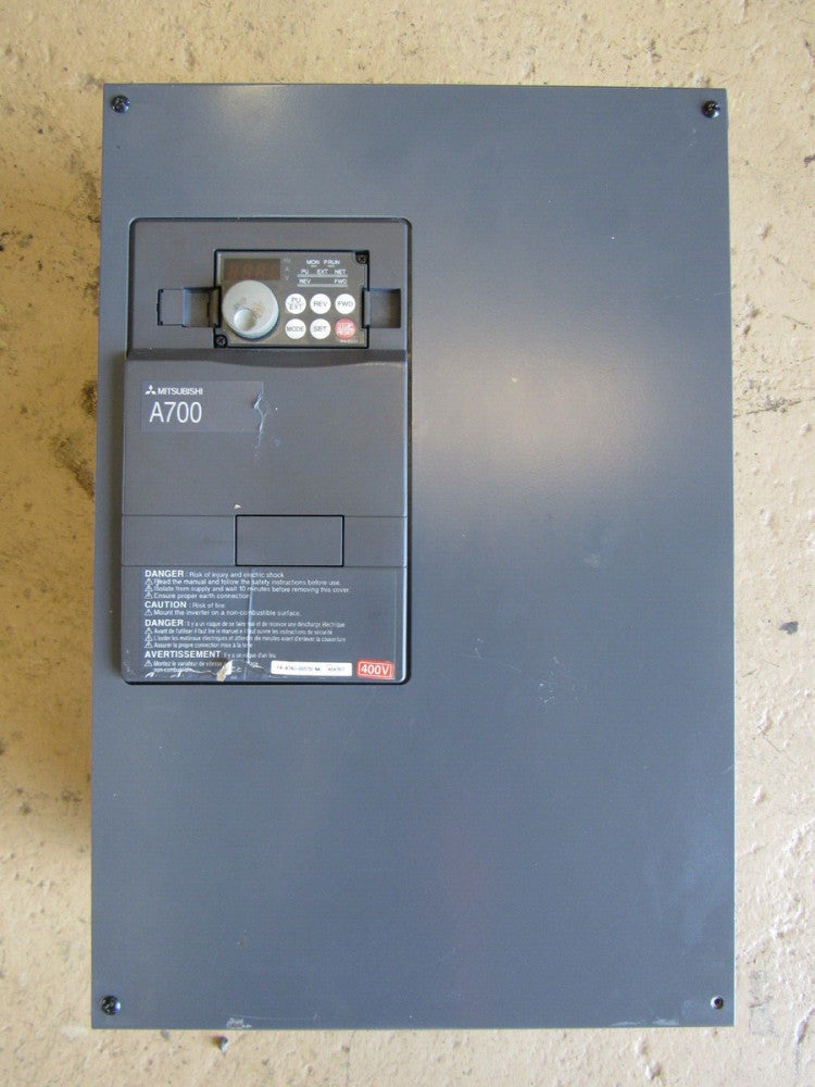 MITSUBISHI A700 INVERTER UNIT FR-A740-00570-NA 115A 380-480V XLNT USED TAKEOUT!!