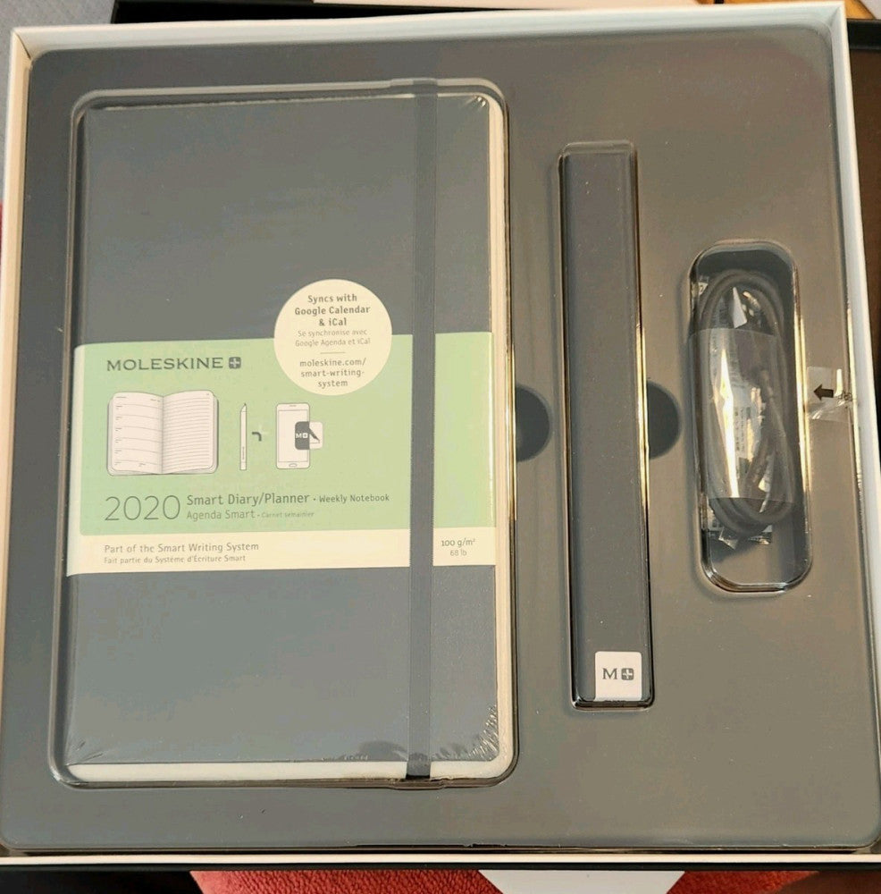 MOLESKINE 2020 SMART DIARY/PLANNER AGENDA SMART WRITING SYSTEM COMPLETE KIT NEW