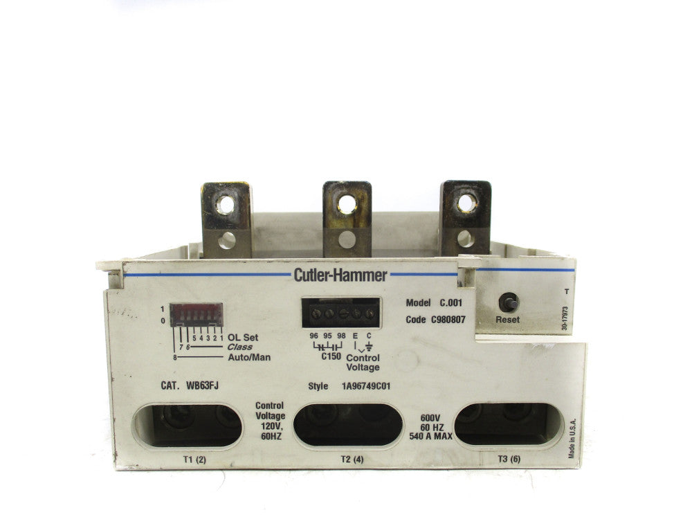 CUTLER HAMMER WB63FJ 540A 120V UNMP