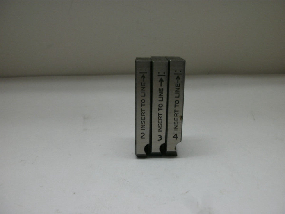 RIGID 50770 PIPE DIES 2,3,4 1" NPT RIGHT HAND 500 HS SS 1 (LOT OF 3 ) NEW NO BOX