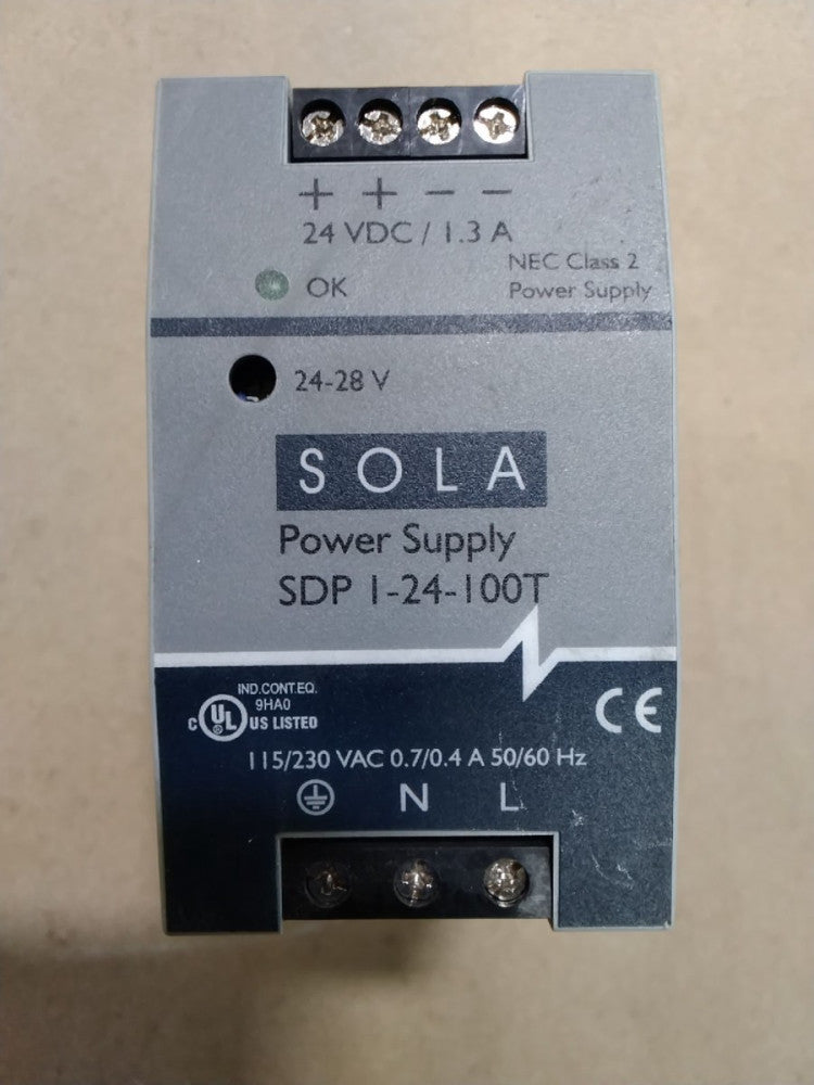Sola SDP 1-24-100T Power Supply SDP124100T PS Hevi-Duty E45